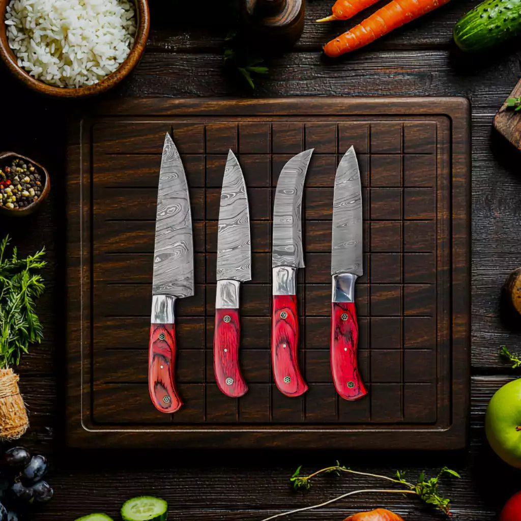 Damascus Steel Kitchen Knives Set - Image 2