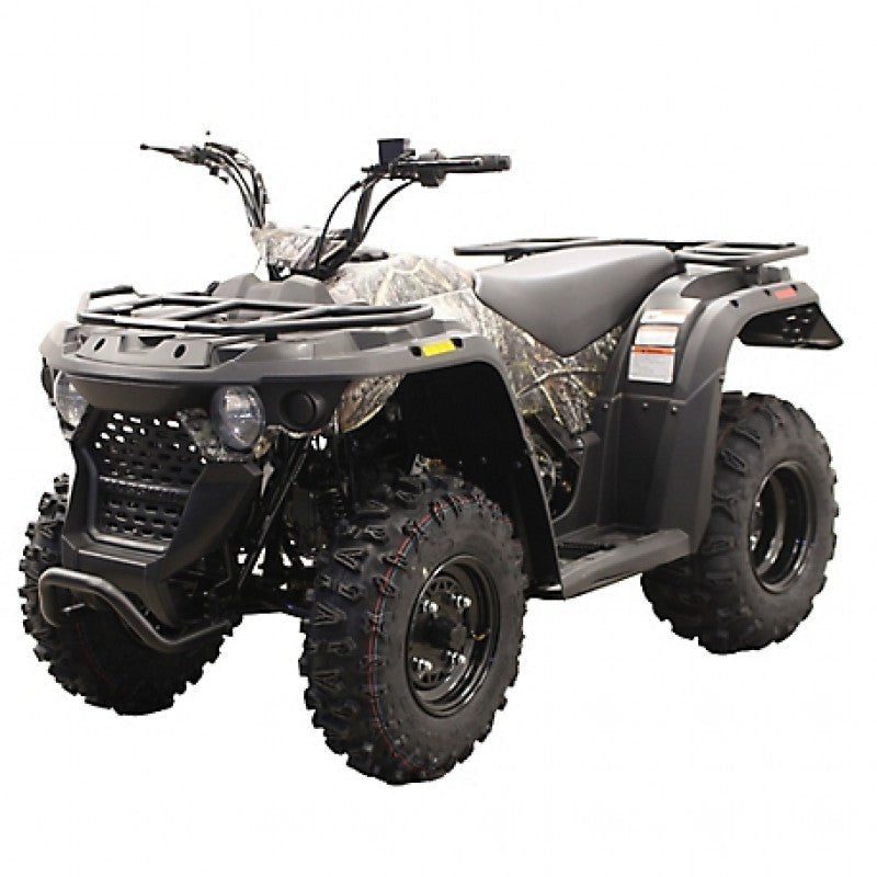 Youth MSA150 ATV – Camo 150cc Utility Quad Bike with Front & Rear Cargo Racks, Off-Road All-Terrain ATV