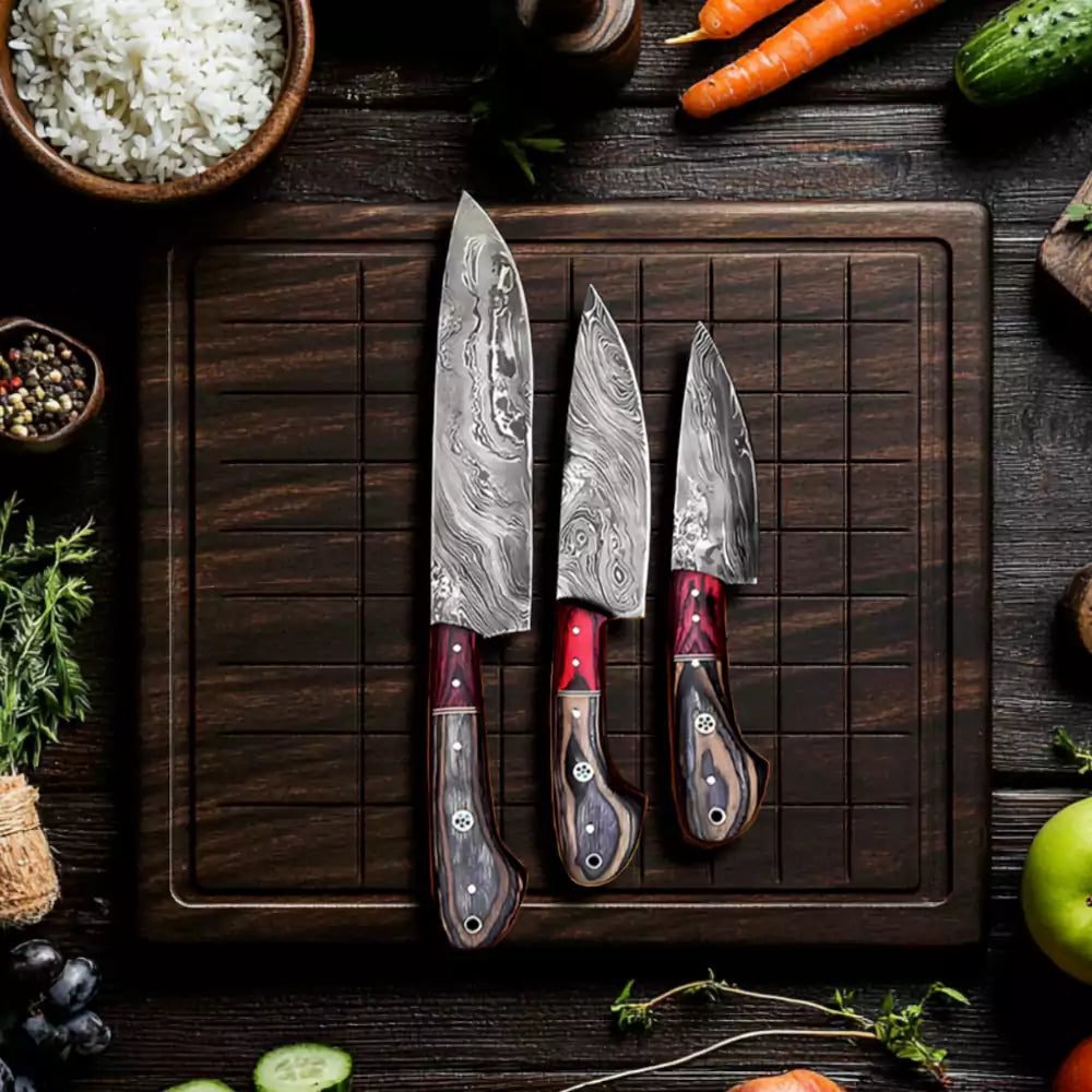 Black Style 5 PCS Chef Knife Set - Image 2