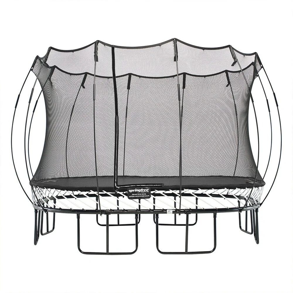 Springfree Kids 11 ft. Outdoor Large Square Trampoline with Enclosure