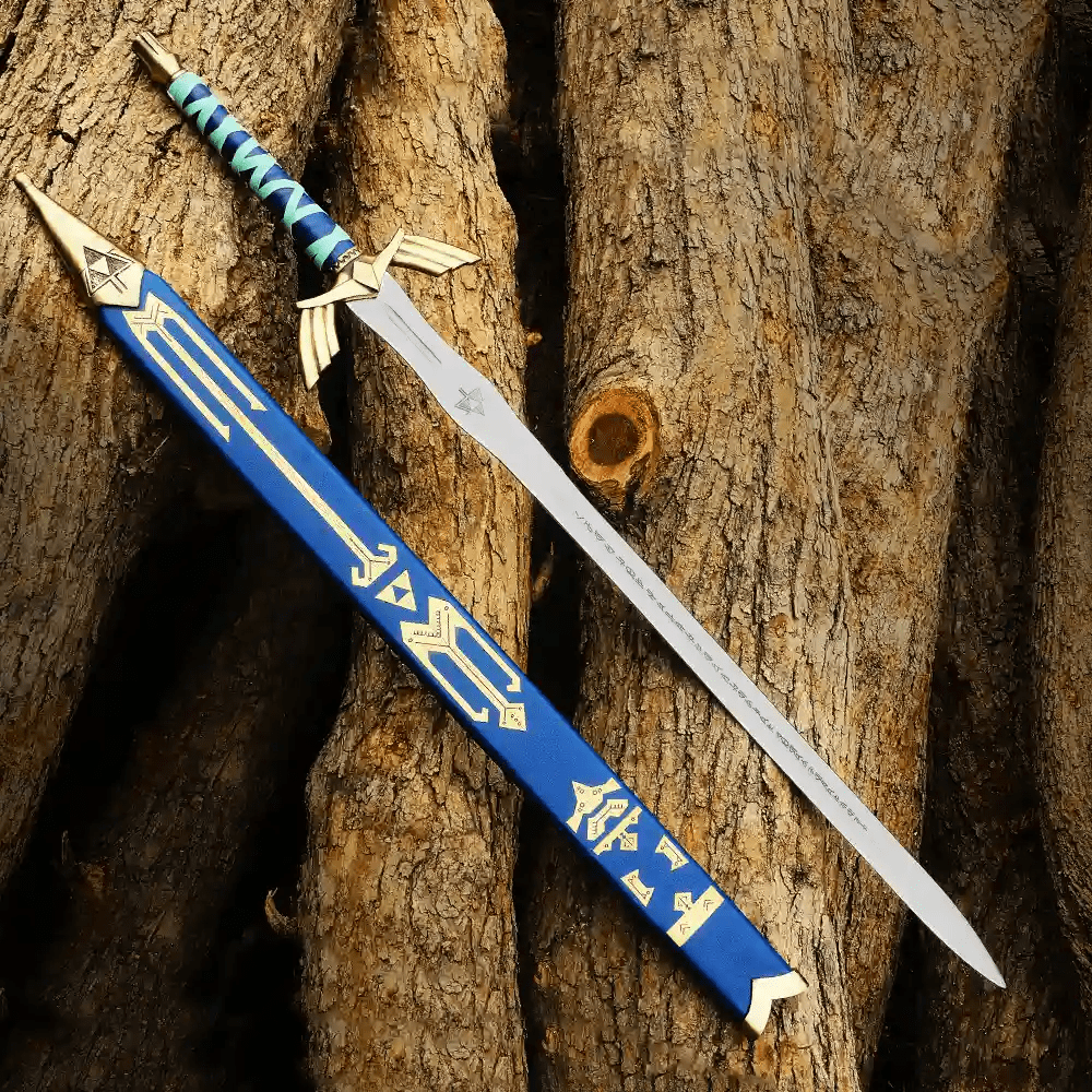 Golden Zelda Master Sword – Fantasy Display Replica with Scabbard - Image 3