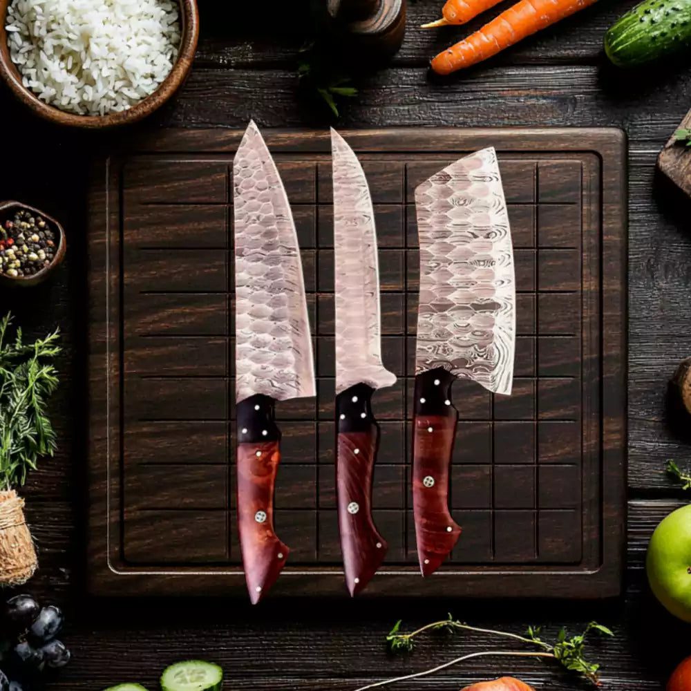 5 PCS Professional Chef Knife Set - Image 3