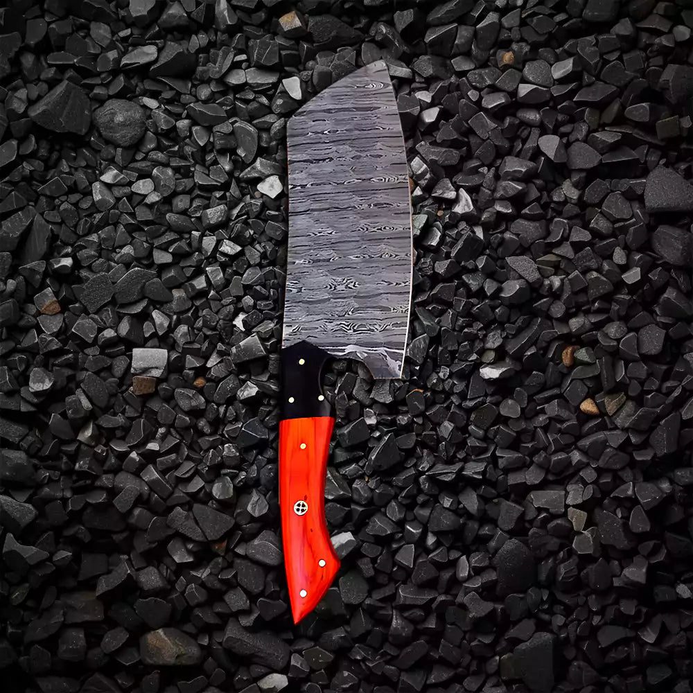 5 Pcs Damascus Cooking Knife Set - Image 4