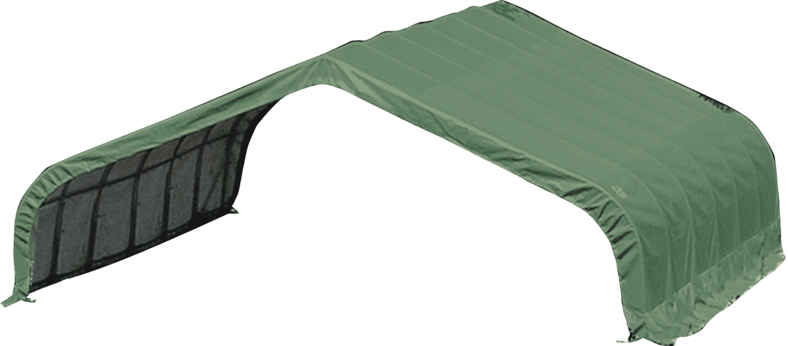 Run-In Shelter Round, 12 ft. x 20 ft. x 10 ft.