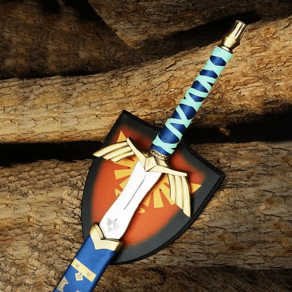 Golden Zelda Master Sword – Fantasy Display Replica with Scabbard - Image 6