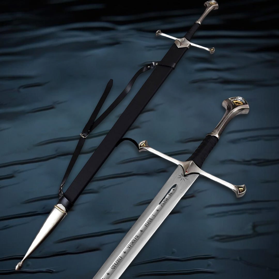 Lord Of The Rings Anduril Narsil Sword with Scabbard - Image 5