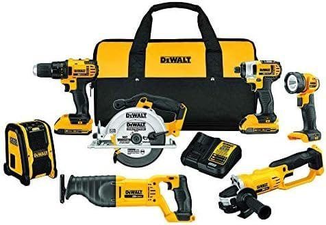 DEWALT 20V MAX Combo Kit, Compact 7-Tool (DCK720D2)