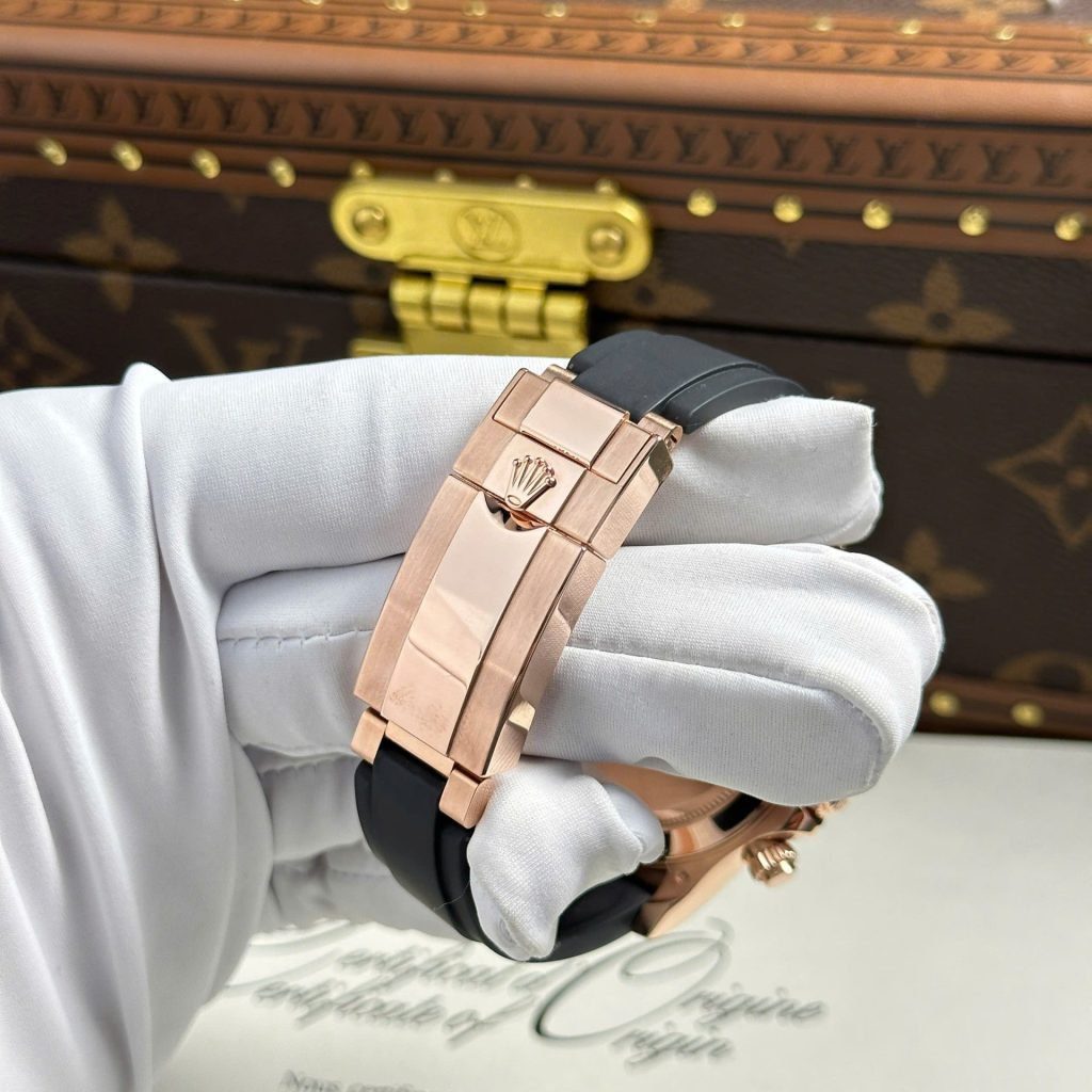 Δα»ng Hα» Rolex Cosmograph Daytona 116515LN Replica 11 Bα»c VΓ ng ThαΊt MαΊ·t Δen 40mm (2)