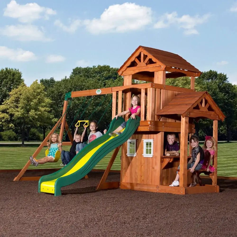 Backyard Discovery Tanglewood Cedar Wood Swing Set