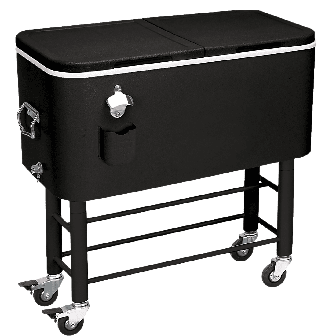 RIO Gear Entertainer Rolling Party Cooler, 77 qt.