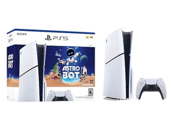 Sony PlayStation 5 PS5 Slim Blu-Ray Console Bundle – Astro Bot Edition, US Plug (Model 1000044175)