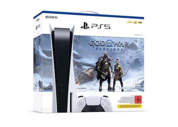 Sony PlayStation 5 PS5 Blu-ray Edition God of War Ragnarök (KR Plug) Console Bundle CFI-1218 - Image 2