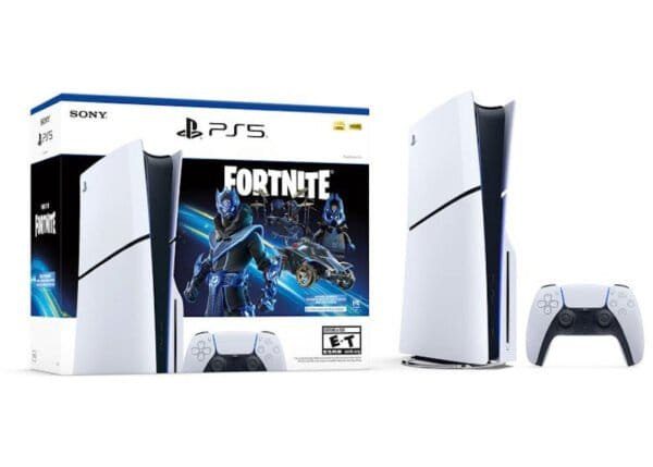 Sony PlayStation 5 PS5 Slim Ultra HD Blu-ray Fortnite Cobalt Star Console (UK Plug)