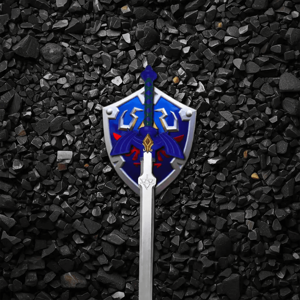 Zelda Master Sword with Shield Replica - Image 2