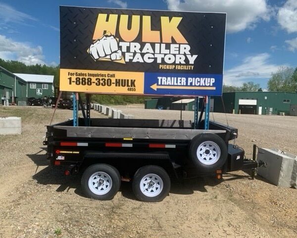 6’x10′ Scissor Lift Dump Trailer w/ Homeowner Package – 7,000# GVWR