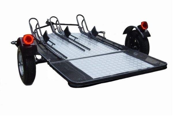 Trinity Motorcycle Mt3 Three Rail trailer