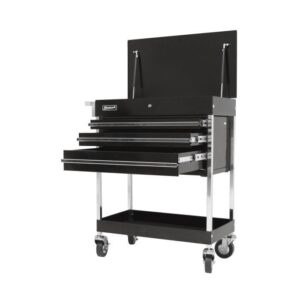 Homak Pro Series 34″ 3 Drawer Flip Top Service Cart