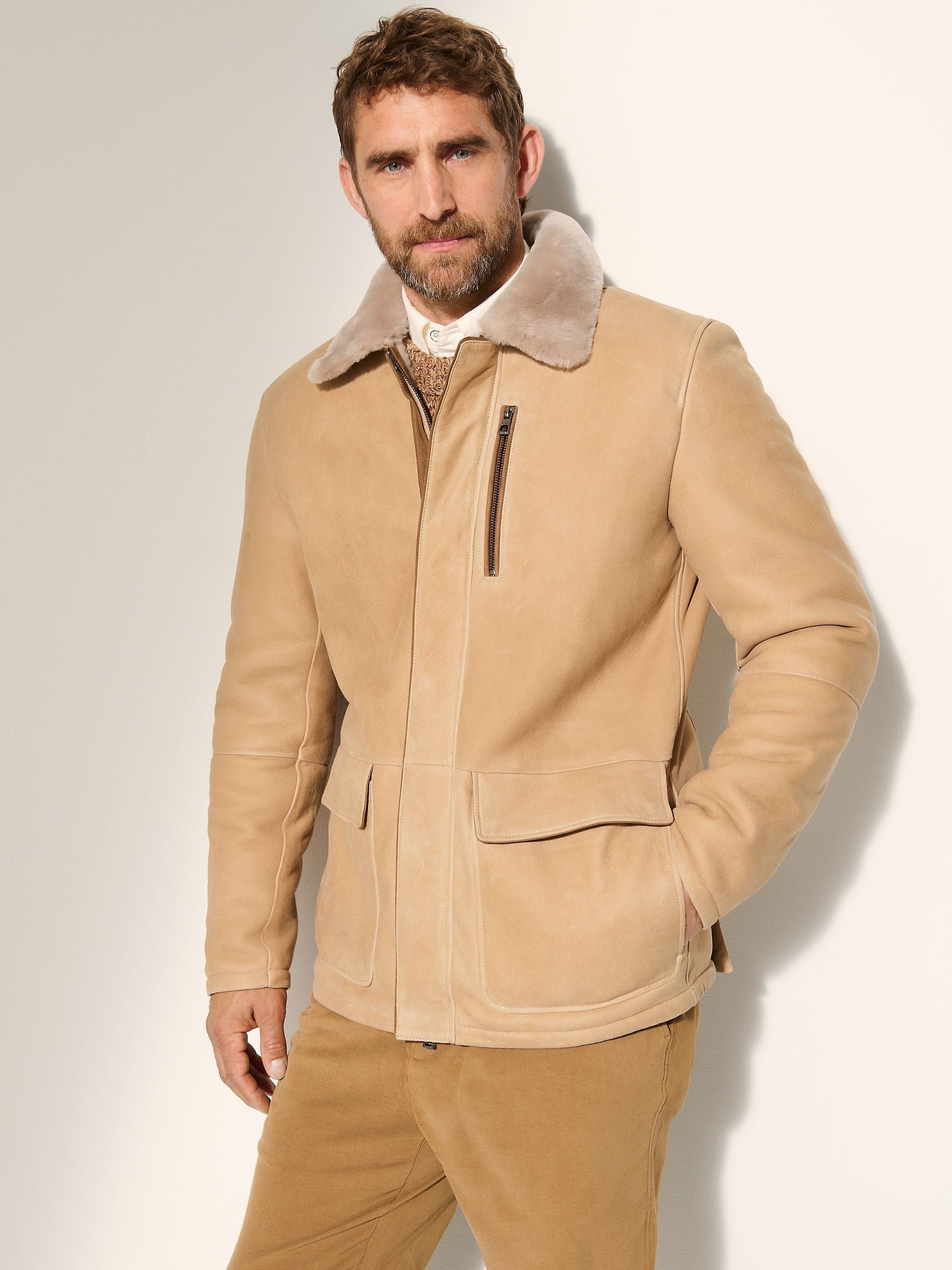 Harrison Sheepskin Coat - Image 2