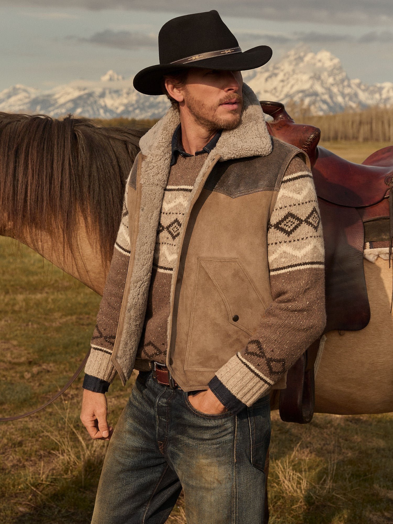 Mustang Sheepskin Vest - Image 7