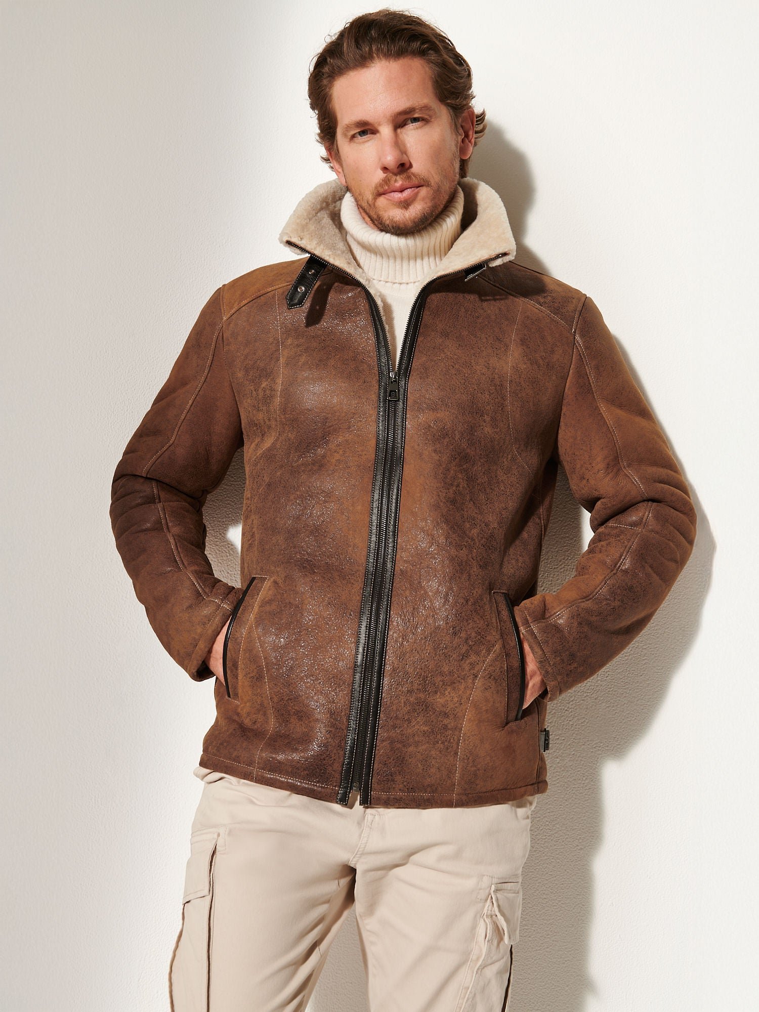 Brian Sheepskin Jacket - Image 3
