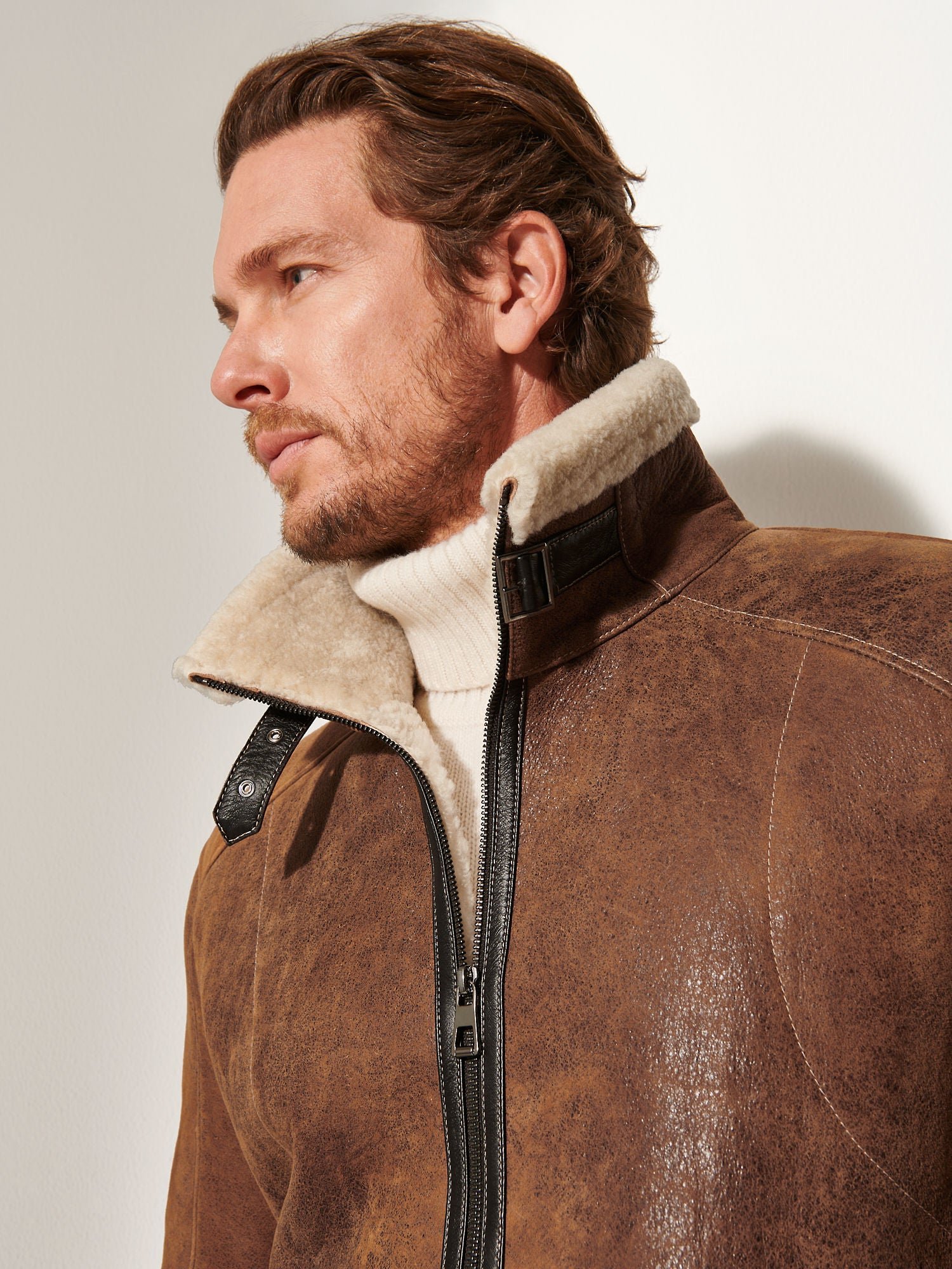 Brian Sheepskin Jacket - Image 7