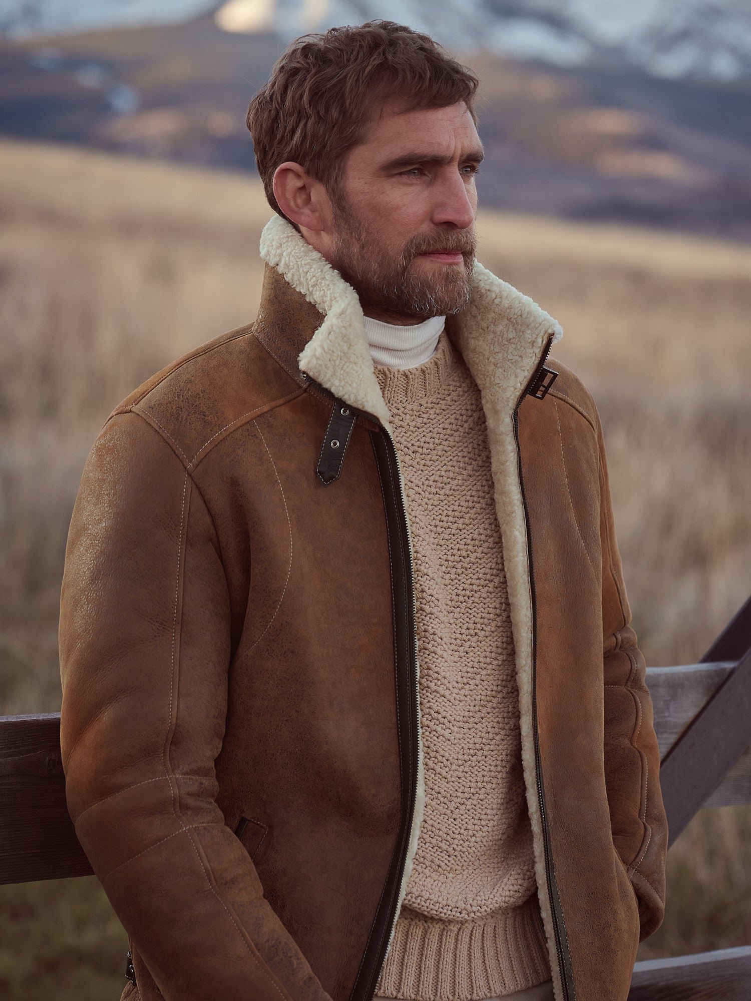 Brian Sheepskin Jacket - Image 4