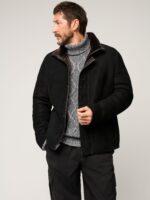 Miles Hooded Sheepskin Coat