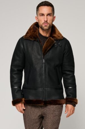 Jason Sheepskin B-3 Bomber Jacket