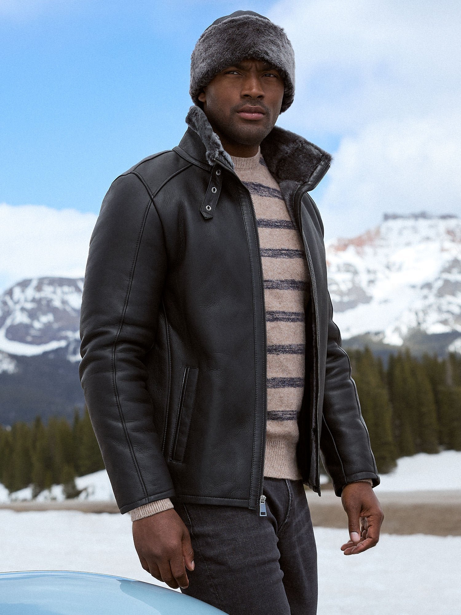 Lance Sheepskin Jacket - Image 3