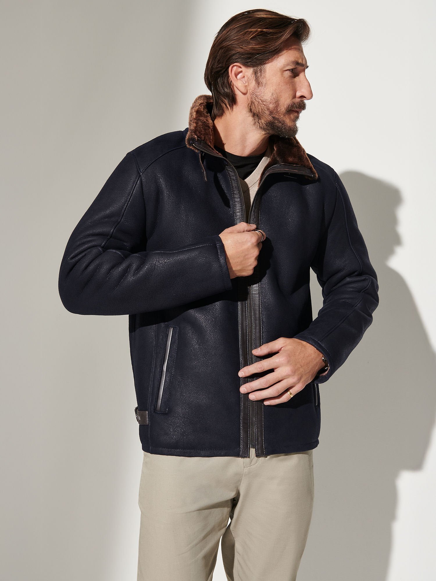 Lance Sheepskin Jacket - Image 3