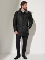 Hayes Quilted Sheepskin Coat