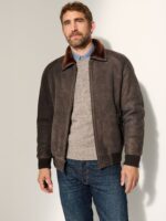 Cyrus Sheepskin Bomber Jacket