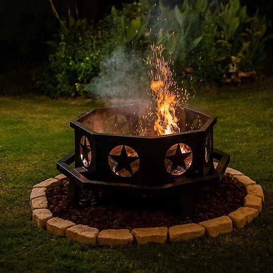 RedStone 43.3 in. Octagonal Wood-Burning Fire Pit - Image 2