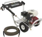 NorthStar Pressure Washer 3300 PSI 2.5 GPM Honda GX200 CAT Pump Aircraft Grade Aluminum Gas 157132 New
