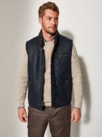 Hayes Quilted Sheepskin Vest