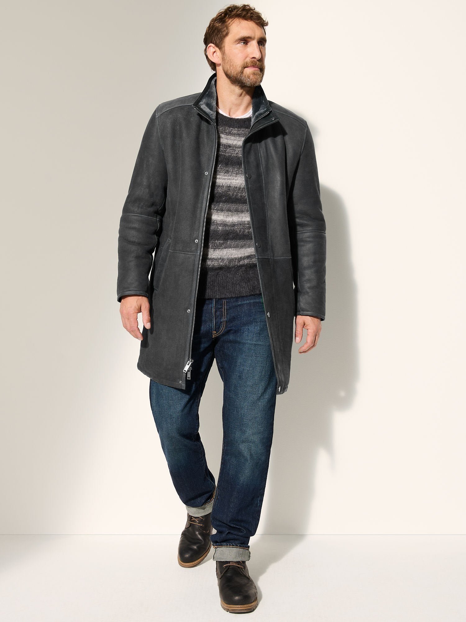 Preston Sheepskin Coat - Image 3