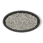 Real Flame 48.25 in. x 28.25 in. Riverside Oval Propane Gas Fire Bowl, Shale