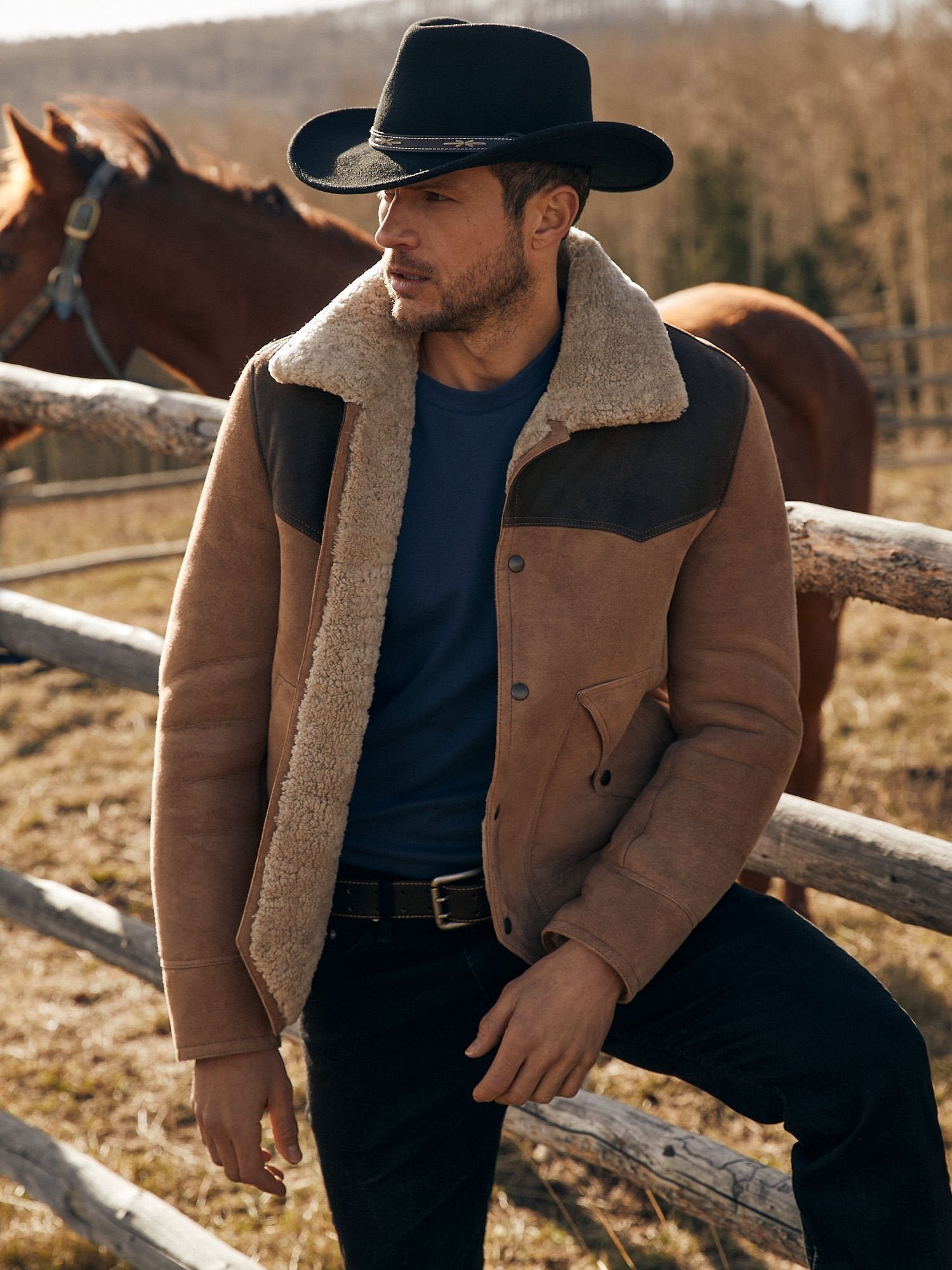 Mustang Sheepskin Jacket - Image 5