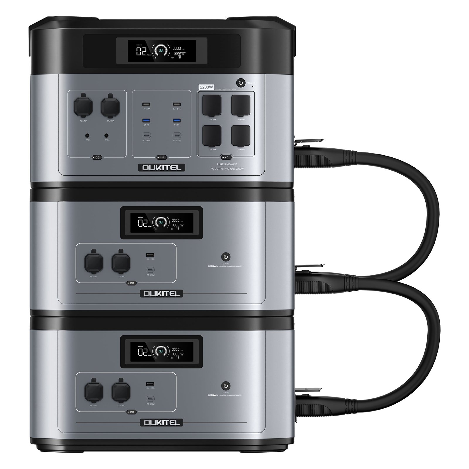 OUKITEL B2000 Expansion Battery | 2048Wh - Image 8