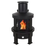 Even Embers Pellet Chiminea, 100 sq. ft., 70,000 BTU