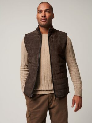 Gavin Suede Leather Vest