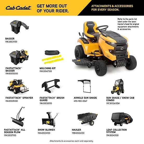 Cub Cadet 46 in. 22 HP Gas-Powered Enduro Series Riding Lawn Mower, Kohler Engine - Image 6
