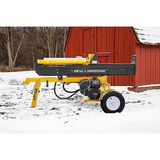 CountyLine 28-Ton Gas-Powered Horizontal/Vertical Log Splitter, Kohler 6.5 HP Engine - Image 9