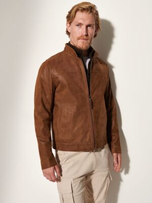 Lawrence Reversible Suede Leather Jacket