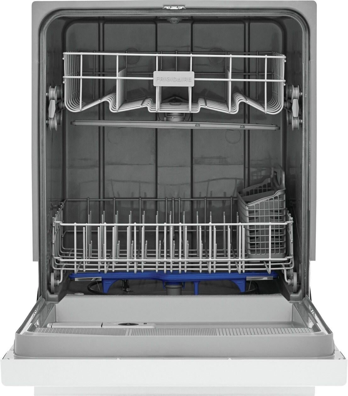 Frigidaire FDPC4221AW 24″ Built-In Dishwasher, Front Control, White - Image 7