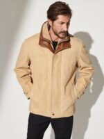 Jack Frost Palomino Edition Leather Coat with Shearling Lining