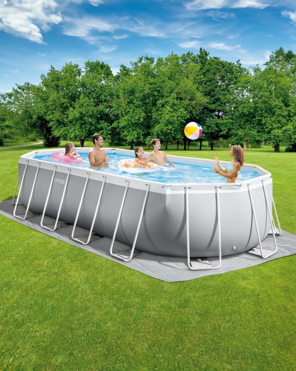 Prism Frame™ 20′ x 10′ x 48″ Oval Above Ground Pool Set - Image 6