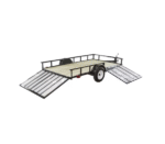 Carry-On Trailer 6-ft x 12-ft Treated Lumber Utility Trailer with Ramp Gate