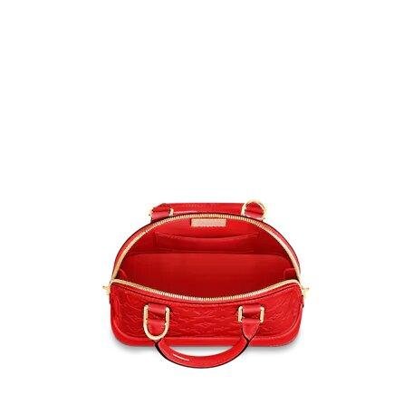 Louis Vuitton ALMA BB Cerise Red - Image 5