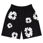 Denim Tears The Cotton Wreath Shorts ‘Black’